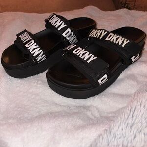 DKNY platform sandals